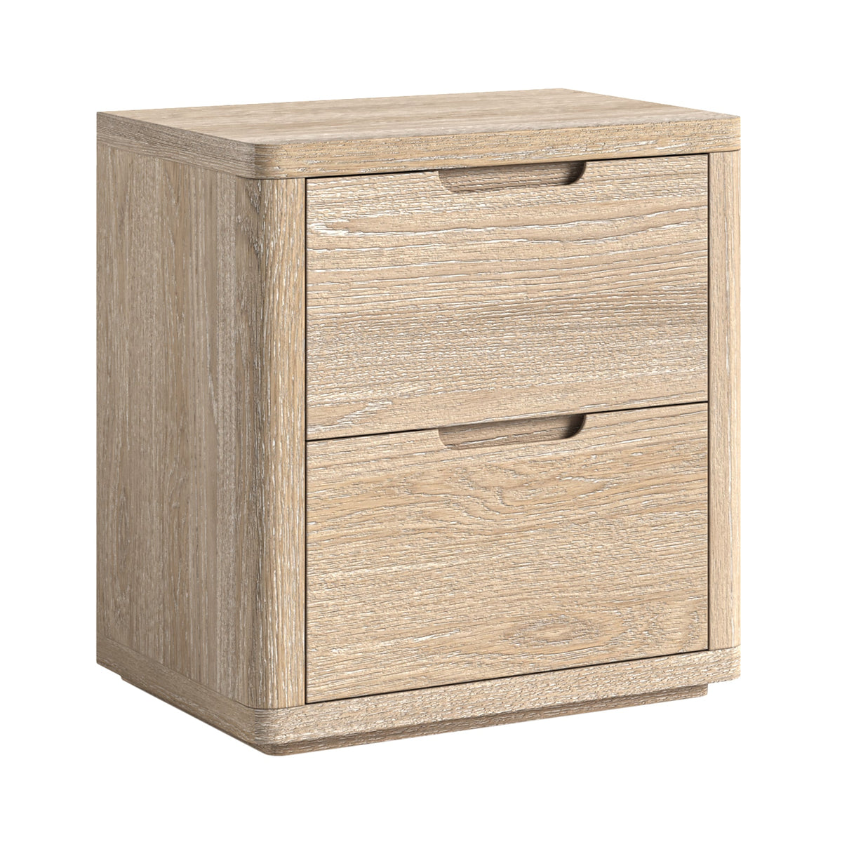 Portobello Wide 2 Drawer Bedside