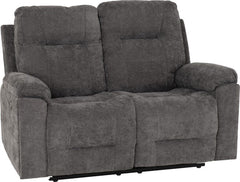 Guildford 2 Seater Recliner Sofa Grey Fabric - image 4