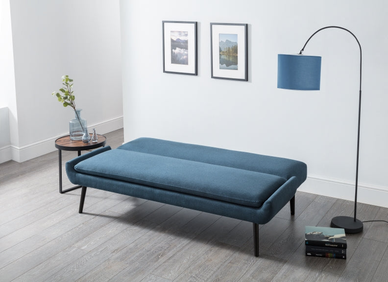 Gaudi Blue Sofabed - open