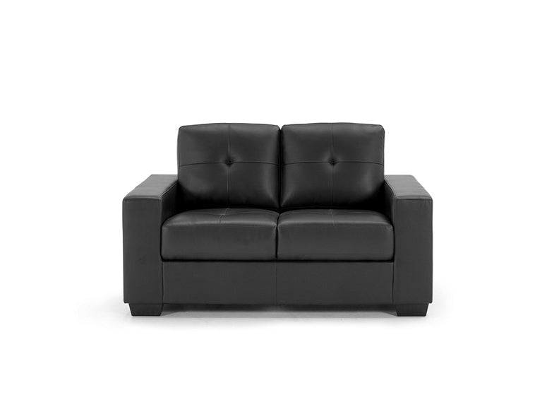 Gemona Black Two Seat Sofa