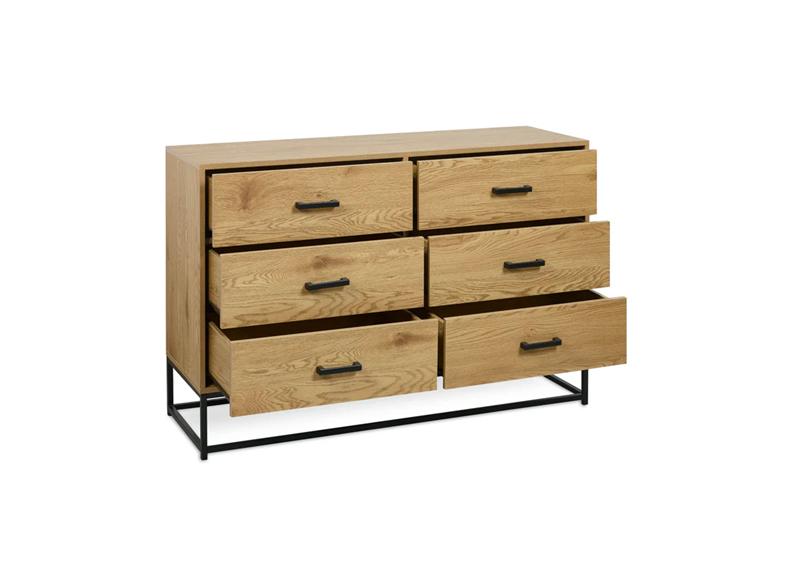 Harlow Six Drawer Chest - c/o  open
