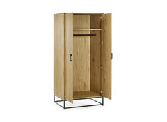 Harlow Two Door Wardrobe - inside