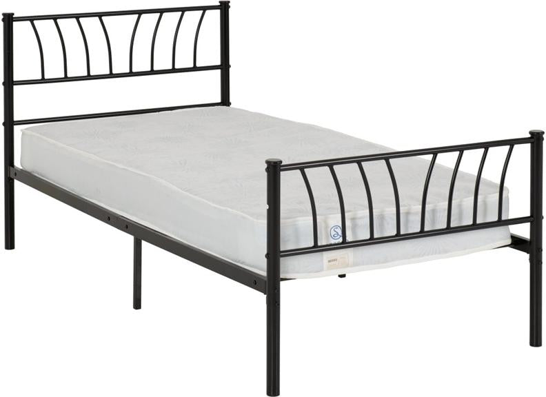 Howley 3 ft Black Bed 