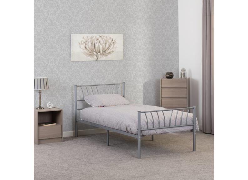 Howley 3 ft Silver Bed - room