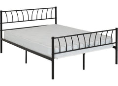 Howley 4 ft6 Black Bed 