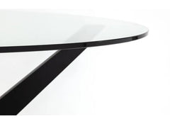 Hayden Glass Table - edge