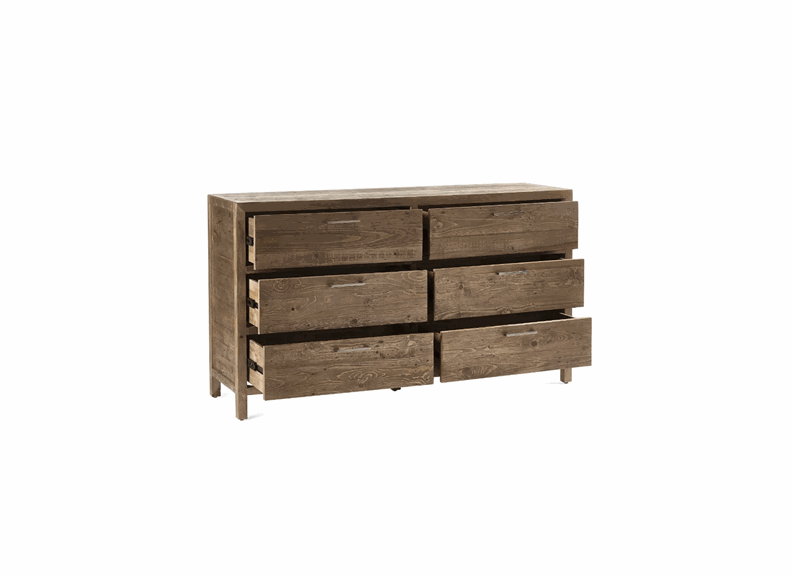 Heritage 6 drawer Chest - open
