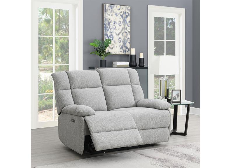 Halton Grey Fabric 2PP Sofa