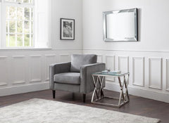 Hayward Grey Chenille Armchair