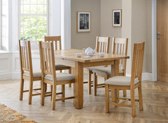 Astoria Table W/Six Hereford Chairs Roomset