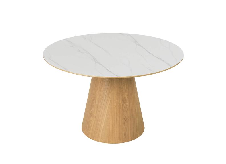 Indy Fixed Dining Tables With Marble Effect Ceramic Top – Modern  Kitchen Dining Tables