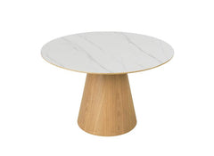 Indy Fixed Dining Tables With Marble Effect Ceramic Top – Modern  Kitchen Dining Tables