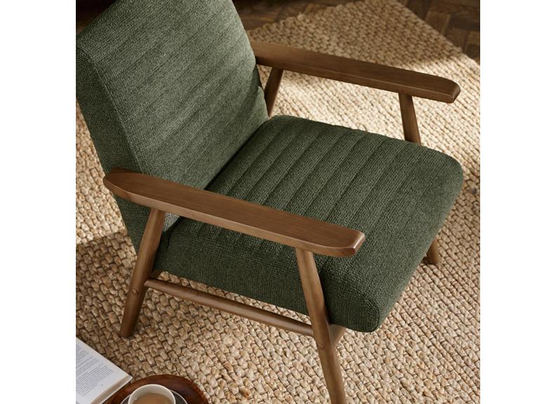 Ivy Chenille Fabric Armchairs