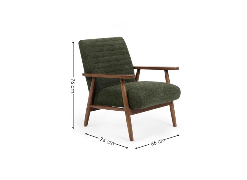 Ivy Chenille Fabric Armchairs