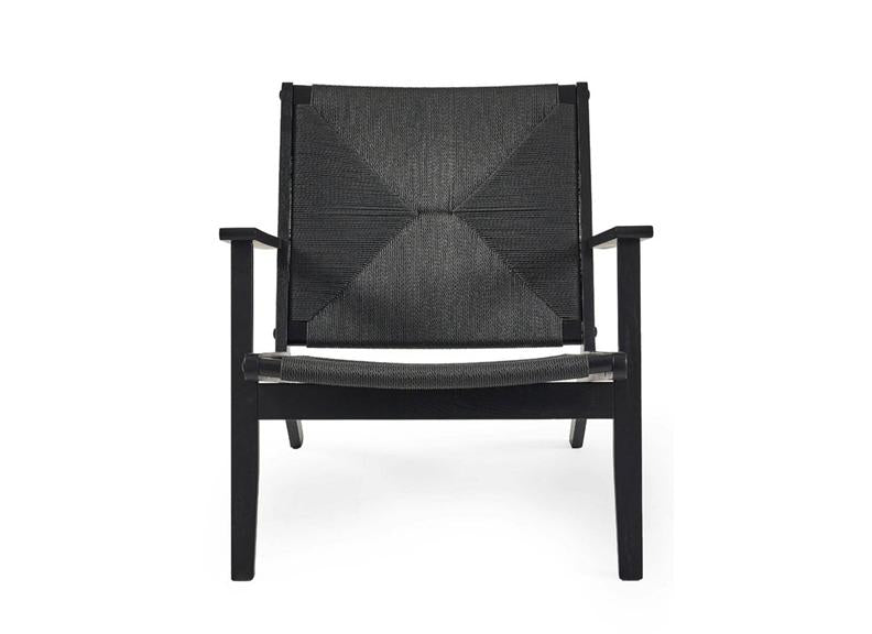 Icaria Black Accent Chair - front