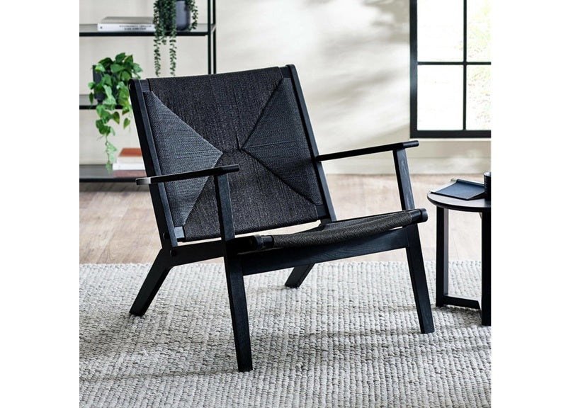 Icaria Black Accent Chair - room