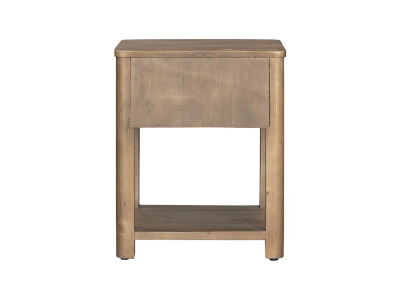Inola Bedside Table - rear