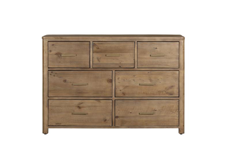 Inola Seven Drawer Wide Chest - front