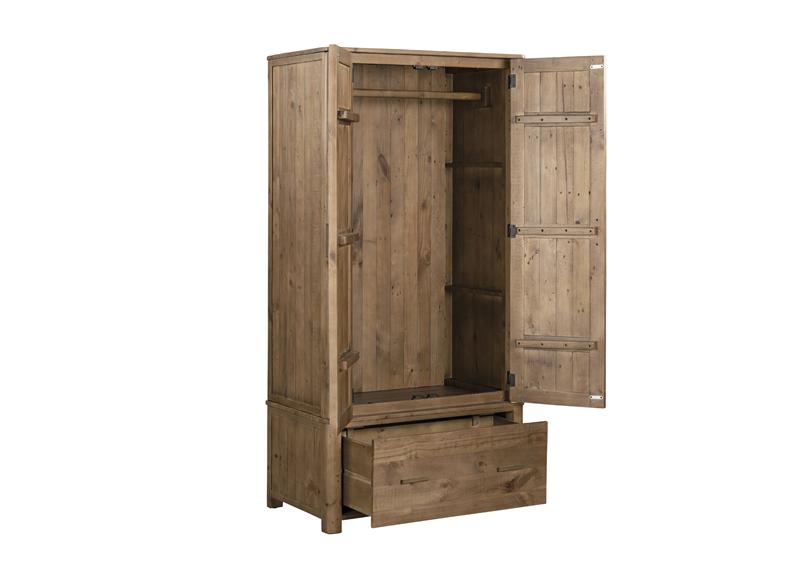 Inola Two Door Wardrobe - open