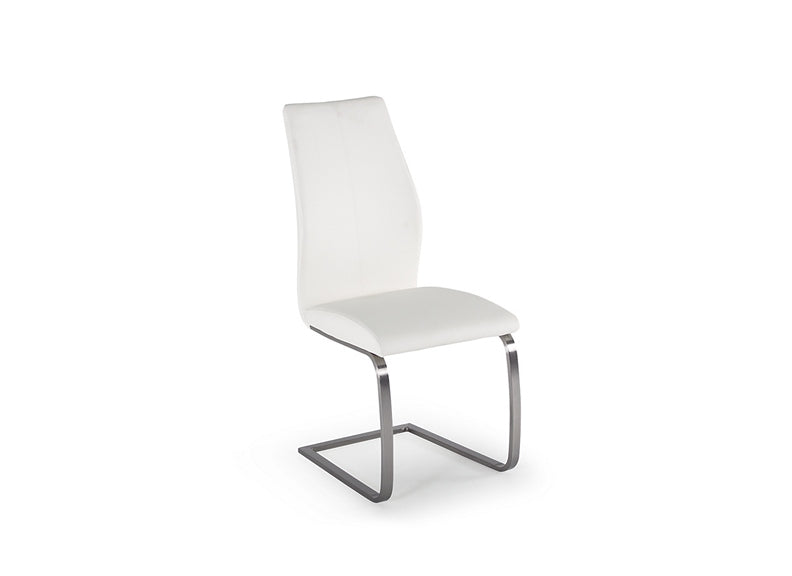 Irma White PU Chair