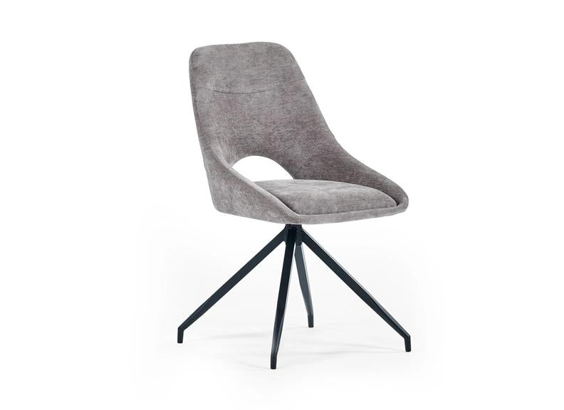 Element Blue Glass Dining Table W/Jonah Chairs – Blue Glass Top Dining Set With Chenille Fabric Chairs (Pre-Order Only)