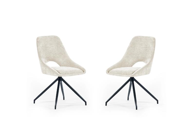 Element Blue Glass Dining Table W/Jonah Chairs – Blue Glass Top Dining Set With Chenille Fabric Chairs (Pre-Order Only)