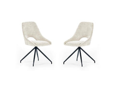 Element Blue Glass Dining Table W/Jonah Chairs – Blue Glass Top Dining Set With Chenille Fabric Chairs (Pre-Order Only)