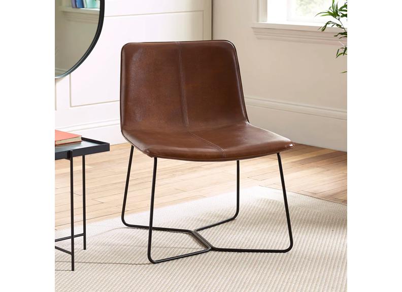 Joren PU Tan Accent Chair - 1