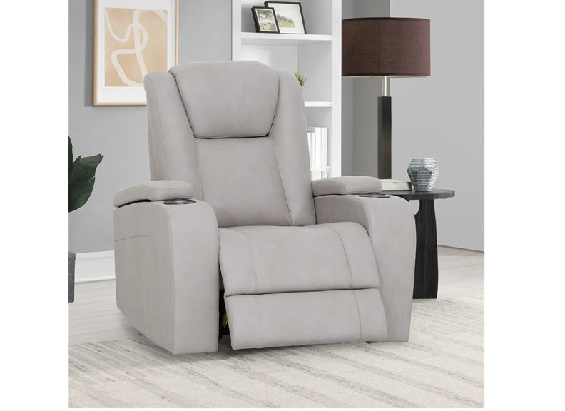 Jesse Powered Fabric Armchair - roomshot