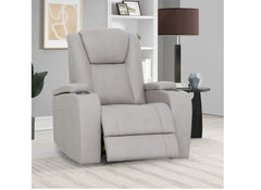 Jesse Powered Fabric Armchair - roomshot