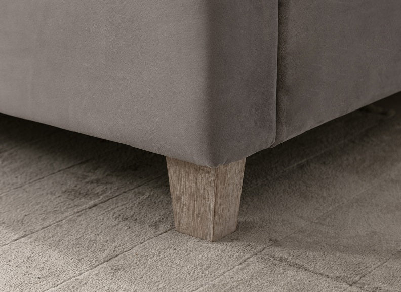 Kensington Rocky Grey Bed - detail