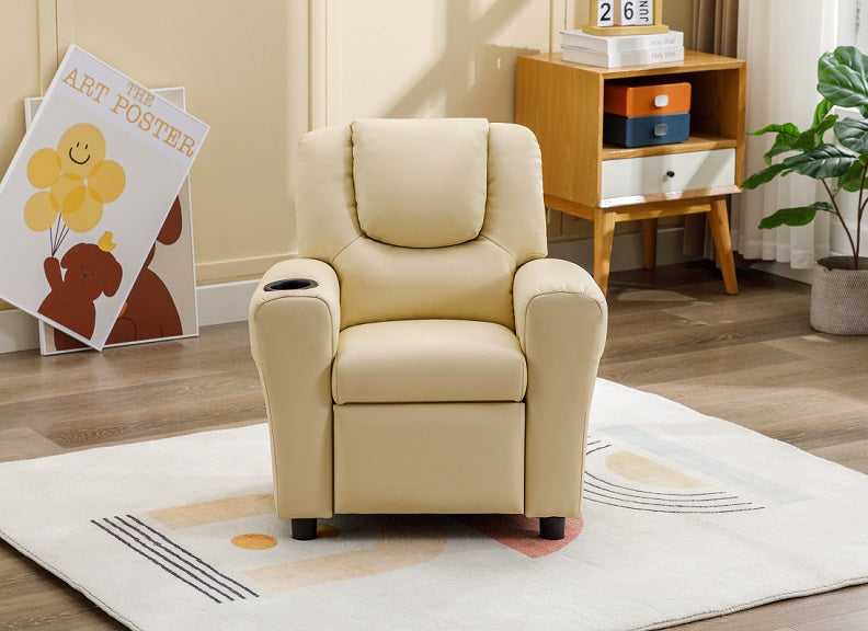 Beige Kids Recliner - 2