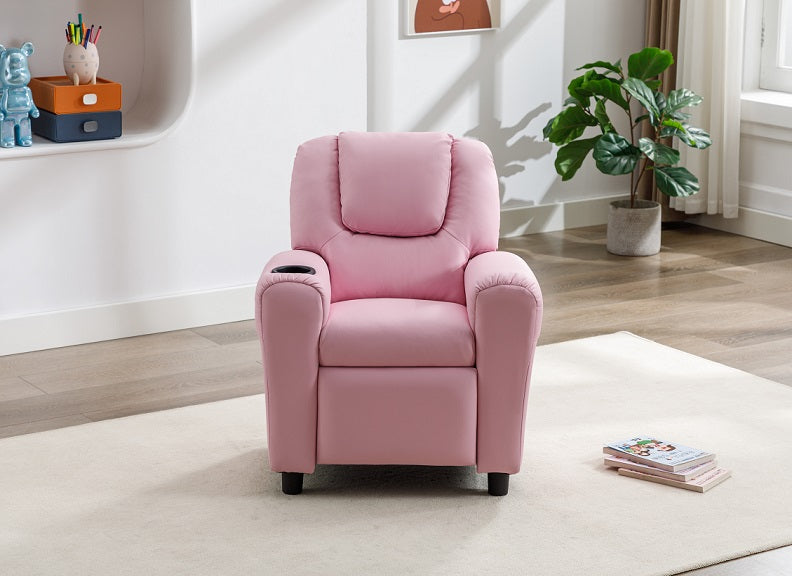 Pink Kids Recliner - 1