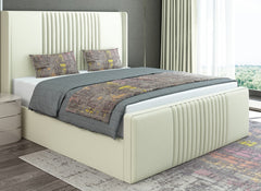 Larah Fabric Bed - side view