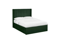 Leila Bottle Green Bed - 1