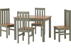 Ludlow Green/Oak Dining Set - c/o