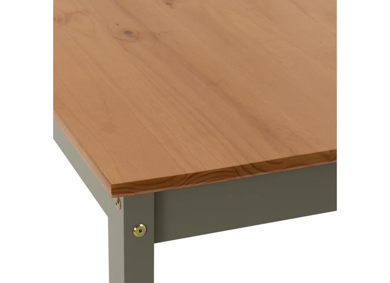 Ludlow Green/Oak Dining Table - edge