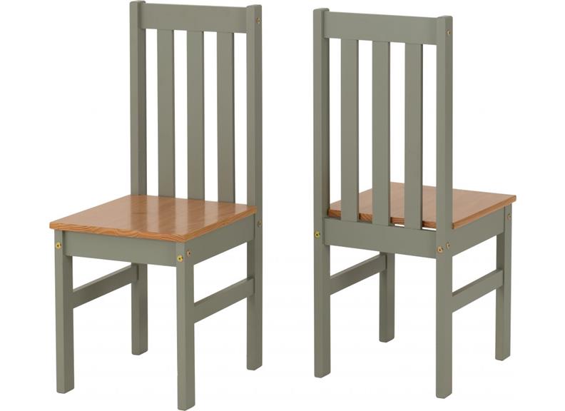 Ludlow Green/Oak Dining Chairs - 1