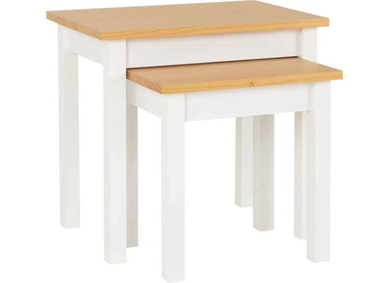 Ludlow White Table Nest - 1