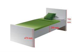 Lara Bed W/Optional Under Bed