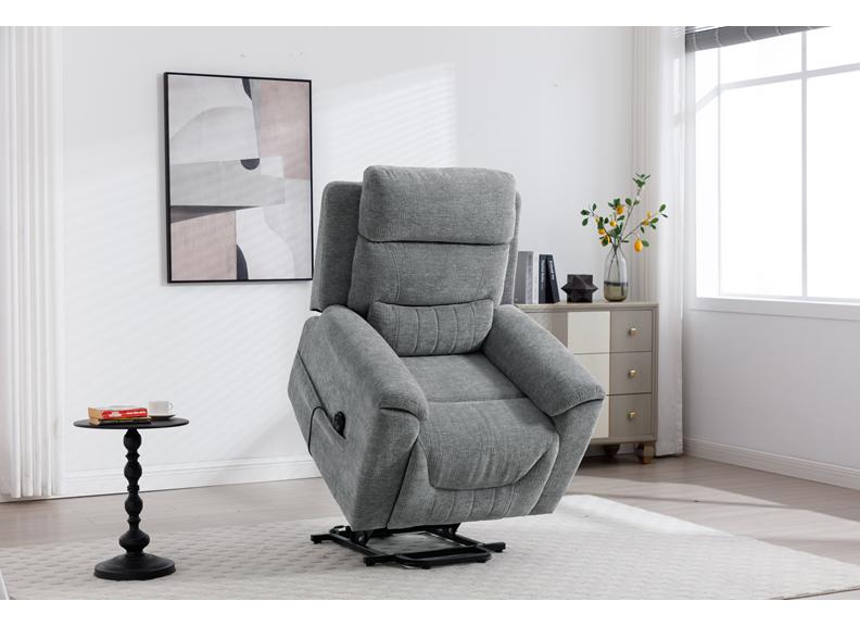 Laura Lift & Rise Chair – Electric Grey Recliner Mobility Armchair