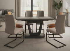 Lazzaro Graphite Dining Room