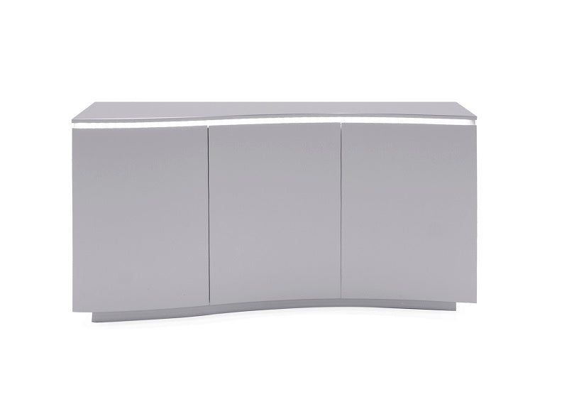 Lazzaro Grey Sideboard W/Led Lights On