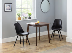 Lennox Dining Table With Kari Black Chairs