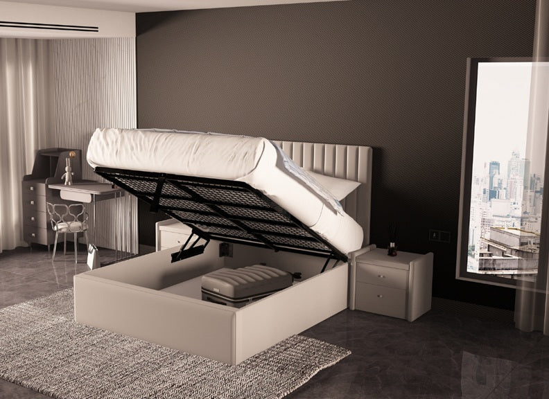 Lilly Ottoman Base - open