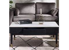 Louis Stone Topped Coffee Table - room