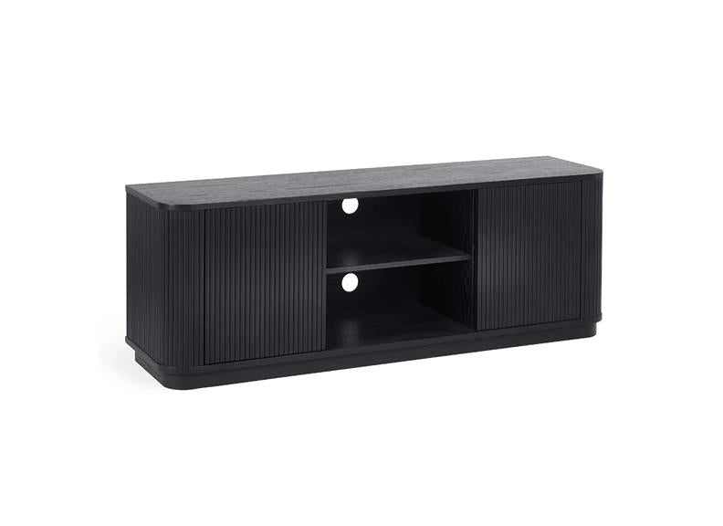 Louis Black Fluted TV Stand - 1