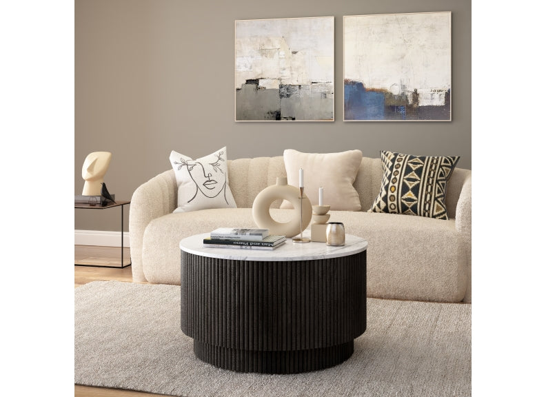 Lucas Round Coffee Table - room