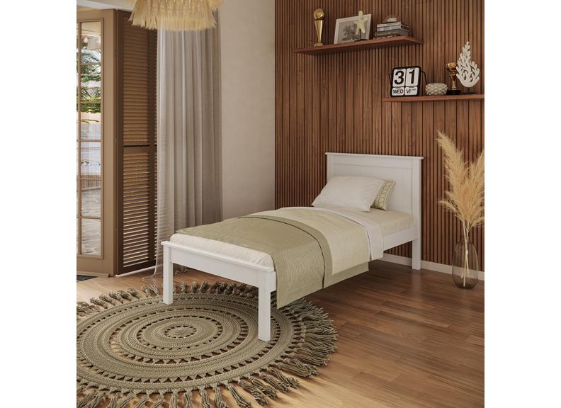 Lucy White 3 ft Bed - room