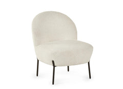 Lulu Boucle Ivory Chair - 1